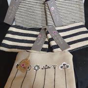 Various stripped purses