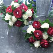 Rose Bridesmaid Hand Tied