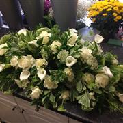 Calia Lilly and Rose coffin spray