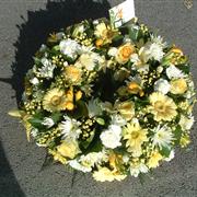 Funeral Wreath of Seasonal Flowers